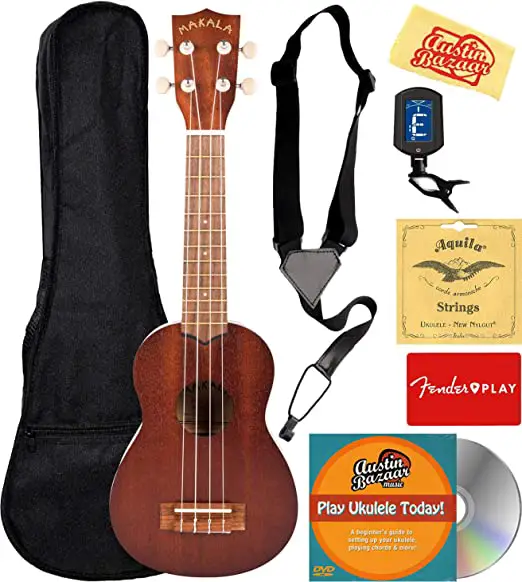 Kala MK-S Makala Soprano Ukulele Bundle with Gig Bag