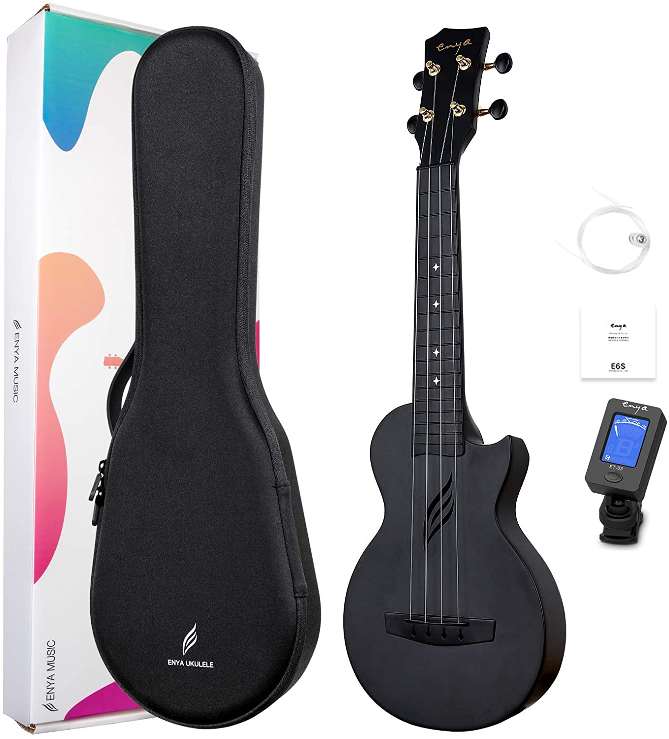 Enya Soprano 21 Inch Ukulele with Accessories (Friendly)