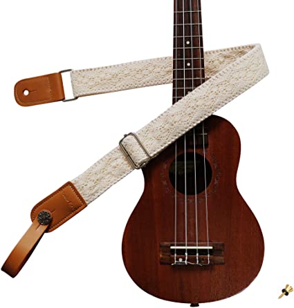 Music First’s Ukulele Strap with Vintage Lace
